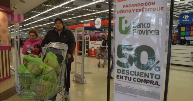 Vuelve el 50% de descuento para compras en supermercados con tarjetas del Banco Provincia