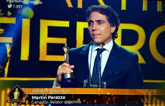 Orgullo mercedino: Martín Perazzo ganó el Martín Fierro al mejor relator de radio