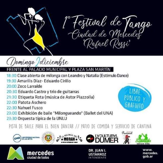 Primer Festival de Tango Ciudad de Mercedes “Rafael Rossi”