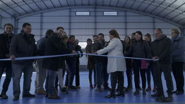 Inauguraron el nuevo gimnasio “Pablo Brienza” del CEF Nro 40