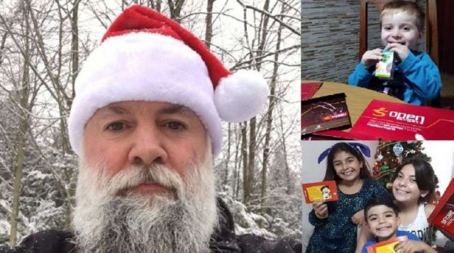 Un Papá Noel estadounidense envió regalos a los hijos de los tripulantes del ARA San Juan