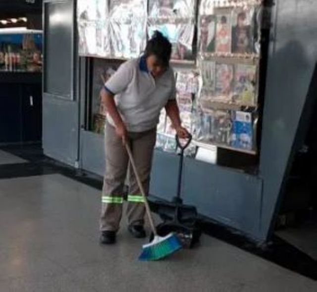 Concluyó su mandato de Diputada y volvió a su trabajo en el área de limpieza en Once