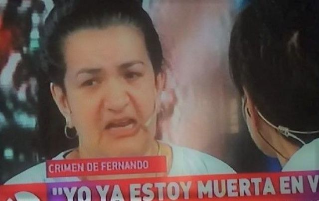 “Yo ya estoy muerta en vida” dijo la mamá de Fernando en una entrevista con Mónica Gutierrez