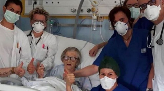 Esperanzador: Mujer de 95 años logra vencer al coronavirus en Italia