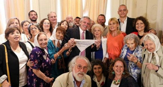 Organismos de Derechos Humanos apoyan a Alberto Fernández