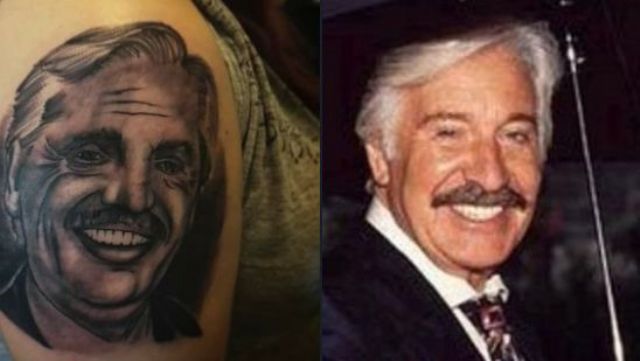 Se tatuó a Alberto Fernández, pero todos dicen que se parece a Roberto Galán