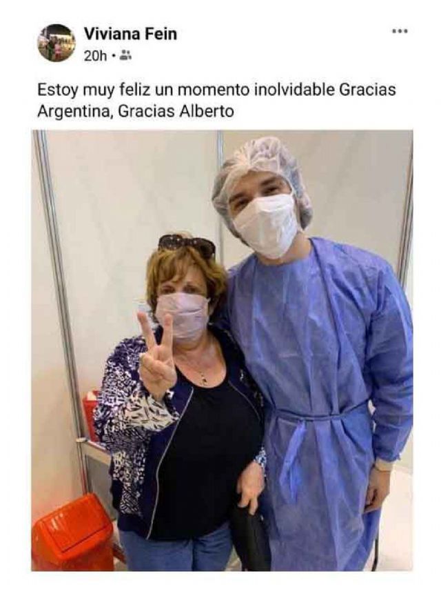 La ex fiscal que investigó la muerte de Nisman, Viviana Fein, agradeció la vacuna a Alberto Fernández