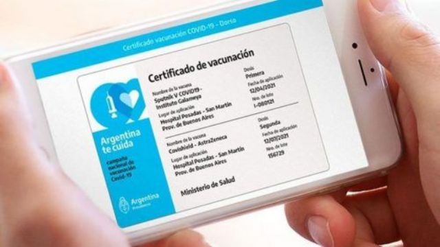 La credencial de vacunación “Mi Argentina” será el documento oficial para viajar