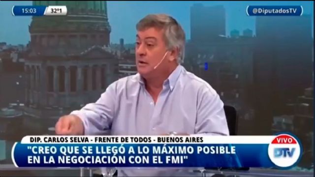 Carlos Selva: “Creo que se llegó a la mejor negociación posible con el FMI”