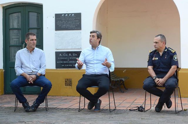 Luján: el intendente Botto se reunió con la cúpula de seguridad de la ciudad