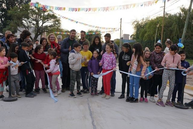 Barrio América: se inauguraron 5 cuadras de pavimento