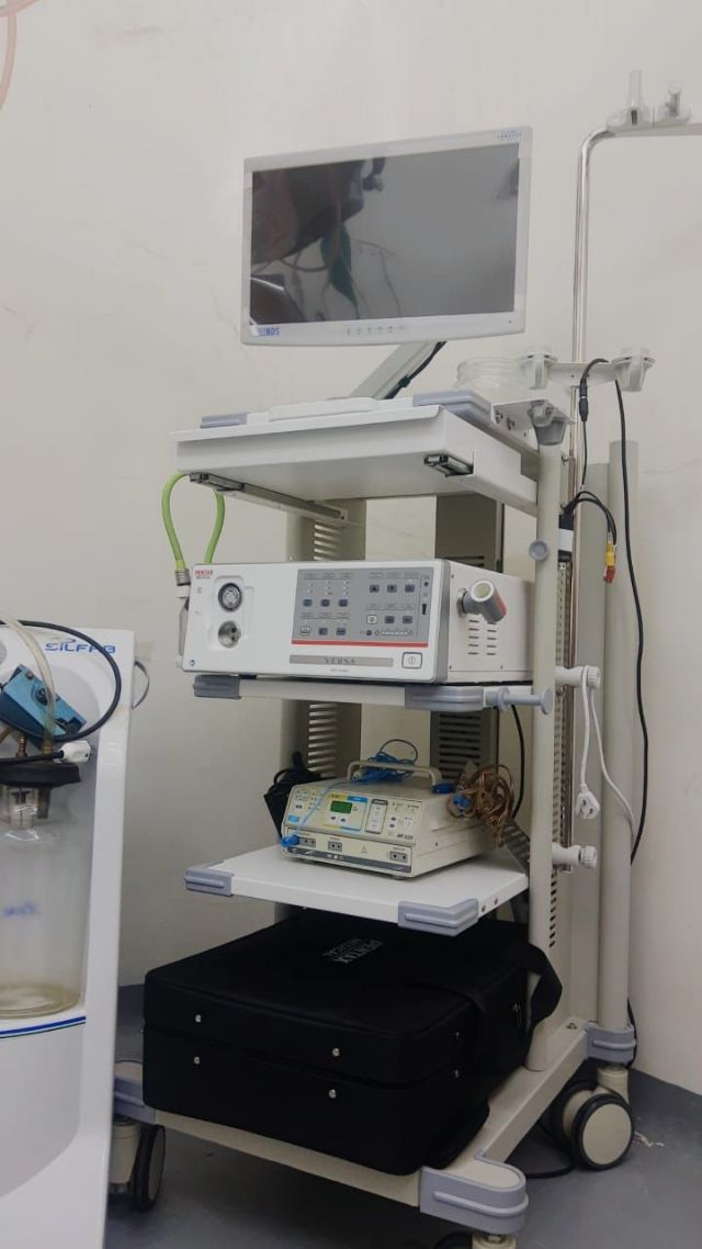 A través de fondos del SAMO el Hospital  Dubarry adquirió una torre de endoscopía para estudios de cáncer de colon