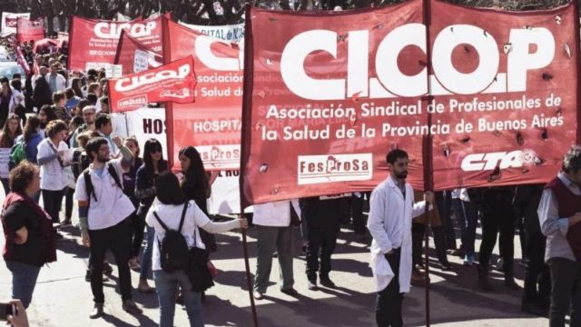 Paro de CICOP Luján preanuncia medida de fuerza a nivel provincial y nacional de los médicos
