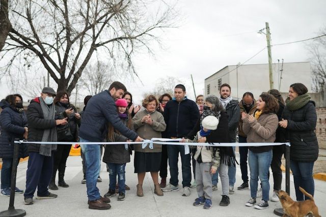 Barrio Mitre: inauguración de pavimiento y jerarquización de la placita