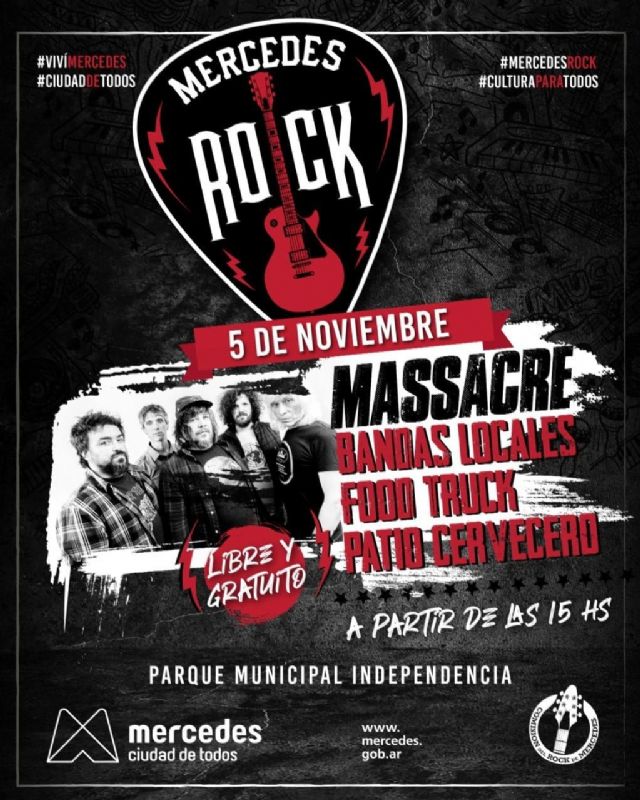 Ya está la grilla de bandas locales que participan del Mercedes Rock 2022