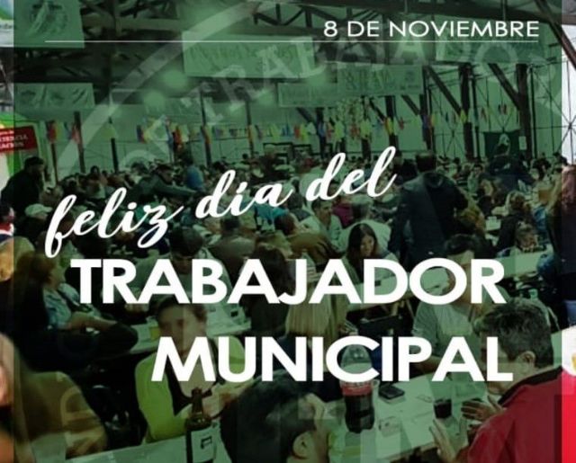 Se viene el festejo del Día del Trabajador Municipal con asueto y cena en Mercedes