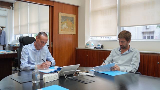 Ustarroz firmó dos convenios marcos con Vialidad Nacional por Acceso Sur y Avenida de los Inmigrantes