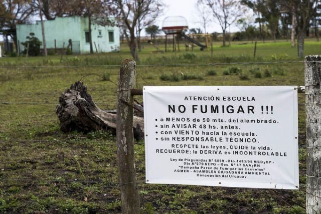 Los vecinos autoconvocados de San Andrés de Giles exigen: “No queremos pueblos fumigados”