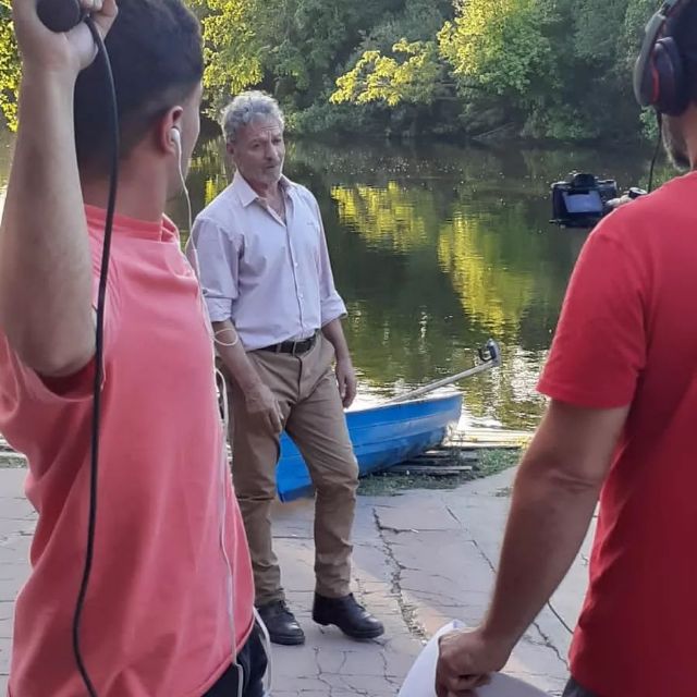 Terminó el rodaje de la filmación sobre la vida de Florentino Ameghino en Luján