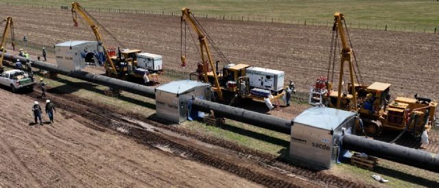 El Gasoducto Néstor Kirchner y el tramo Mercedes - Los Cardales avanza sin demoras