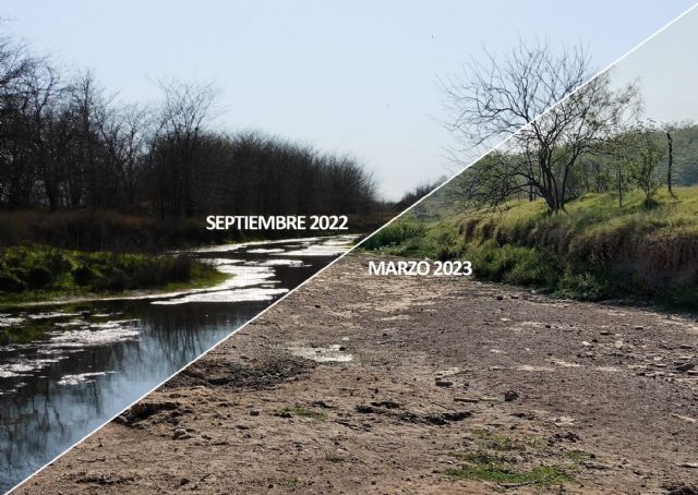 Una imágen que duele: la sequía del Río Luján es total en algunos de sus tramos