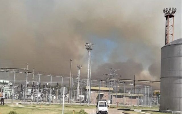 Nuevo incendio cerca de Atucha: “La situación está bajo control”