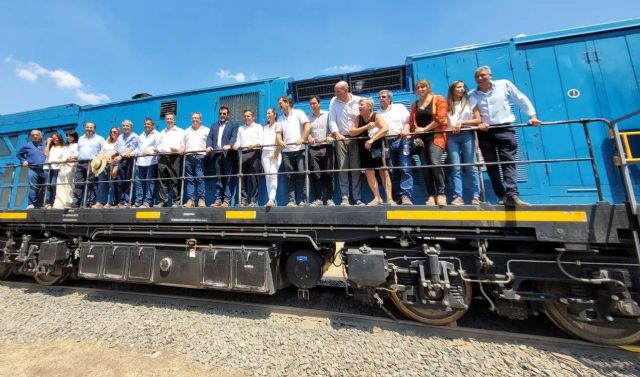 Expoagro: legisladores del FdT visitaron la muestra agropecuaria y recorrieron el stand de Ferrocarriles Argentinos