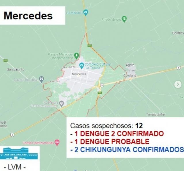 Dengue: en Mercedes hay 12 casos sospechosos