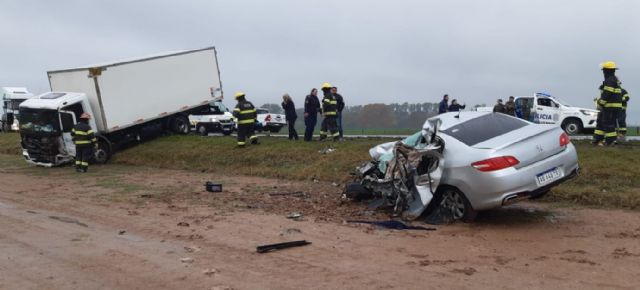 Otro accidente en ruta 5 con saldo fatal de un muerto en el kilómetro 116