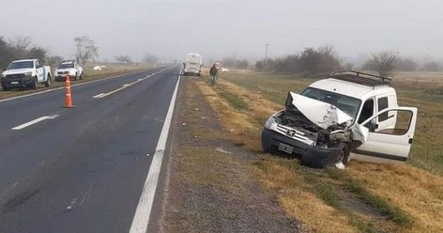 Ruta 5: un segundo accidente se produjo mientras se asistía un siniestro anterior