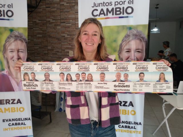 Llegaron las boletas de Evangelina Cabral que pide fiscales