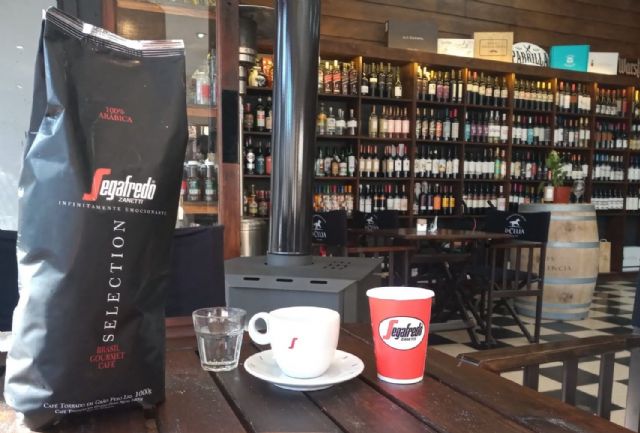 Tabla Pampa suma cafetería con Café Segafredo Torrado Seleccion