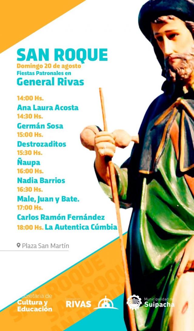 General Rivas celebra su fiesta patronal de San Roque