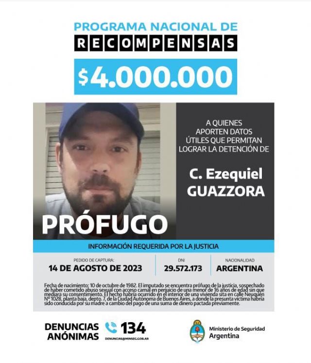 Ofrecen una recompensa de 4 millones de pesos por el periodista Ezequiel Guazzora
