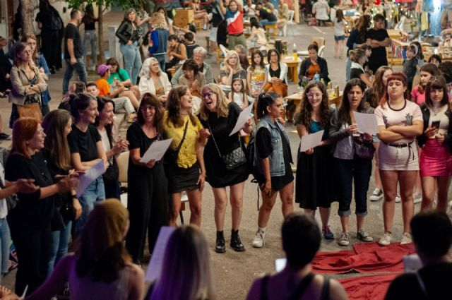 8M en Mercedes: arte, feria y consignas en una jornada impulsada desde el municipio