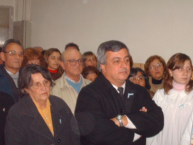El Municipio traslado el acto oficial a la escuela Belgrano