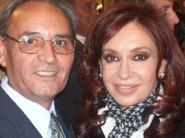 Juan Montoya pudo hablar con la candidata a presidente Cristina Fernández