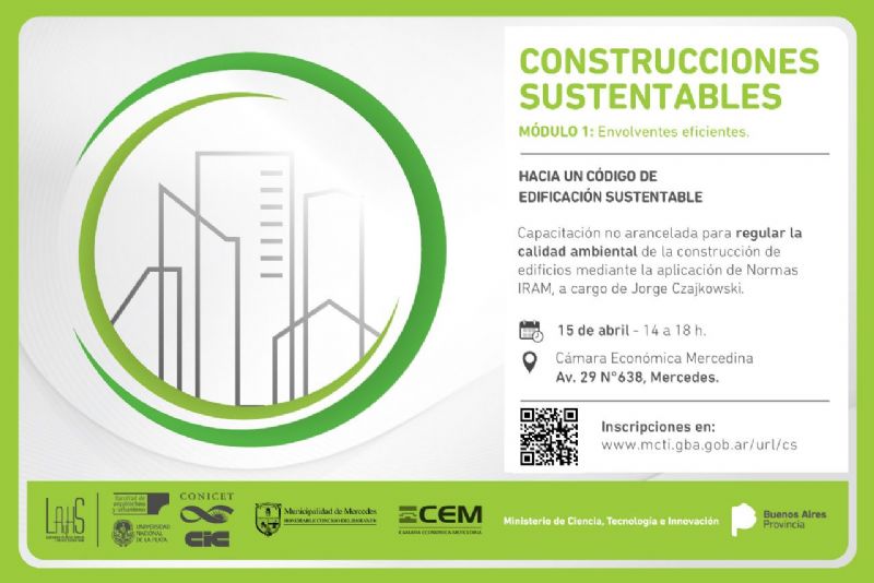 La Cámara Económica será sede de un curso sobre Construcciones Sustentables