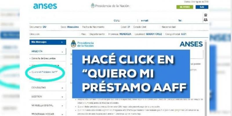 El paso a paso para sacar tu crédito en Anses por internet