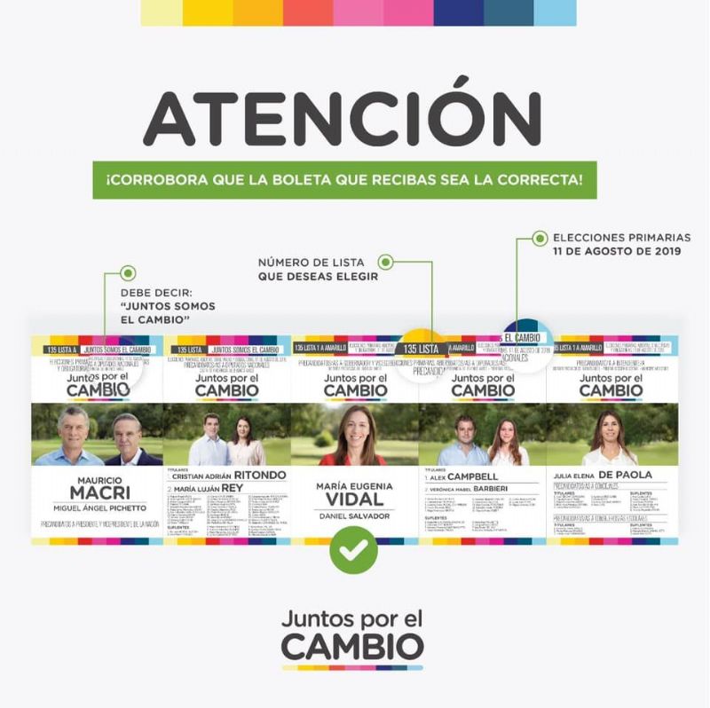 ¿Campaña sucia?: Estarían repartiendo boletas truchas de Juntos por el Cambio