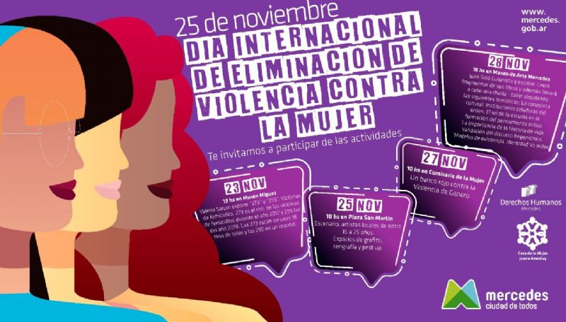 El lunes se conmemora el Día Internacional contra la Violencia de Género