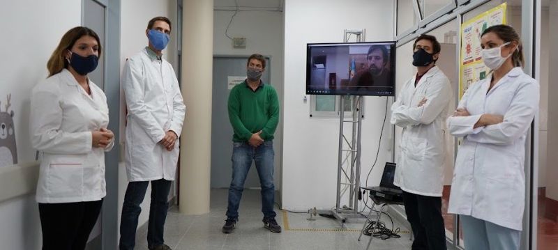 Se inauguró el primer laboratorio municipal de biología molecular para estudios de COVID 19