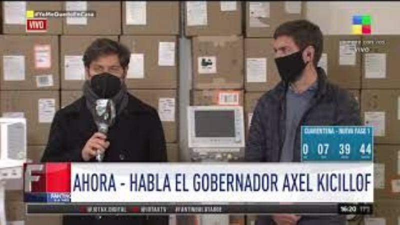 El blooper de Kicillof al presentar a “Juani Gimenez”
