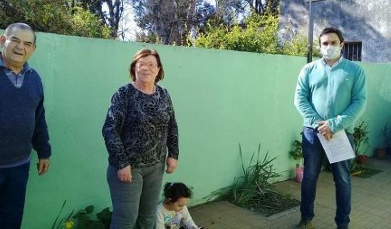 PAMI Mercedes hizo un aporte a los centros de jubilados