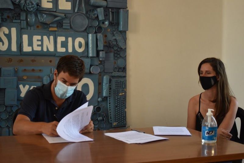 El municipio firmó convenio con el Ministerio de las Mujeres, Géneros y Diversidad