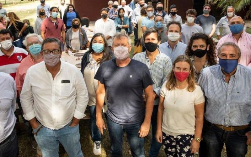 Emilio Monzó junto a referentes locales: “Voy a ser candidato y competiré en las PASO dentro de Juntos por el Cambio”
