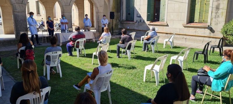 Con más de 60 alumnos hoy dió inicio la tecnicatura superior en enfermeria