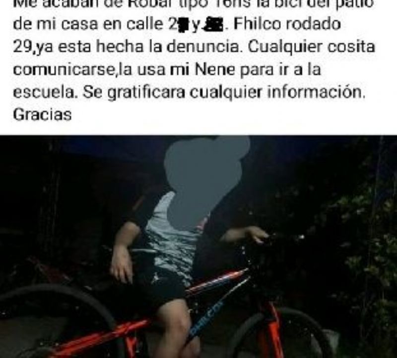Se incrementa en la ciudad el robo de bicicletas