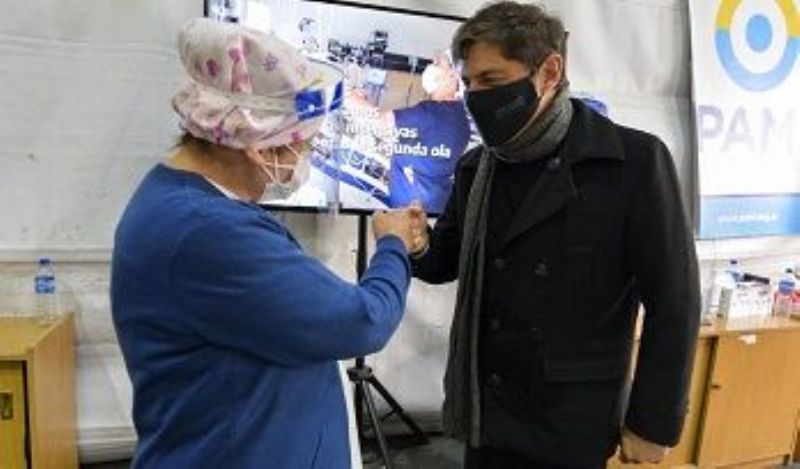 Kicillof lanzó crédito de $ 100 mil para enfermeras y enfermeros