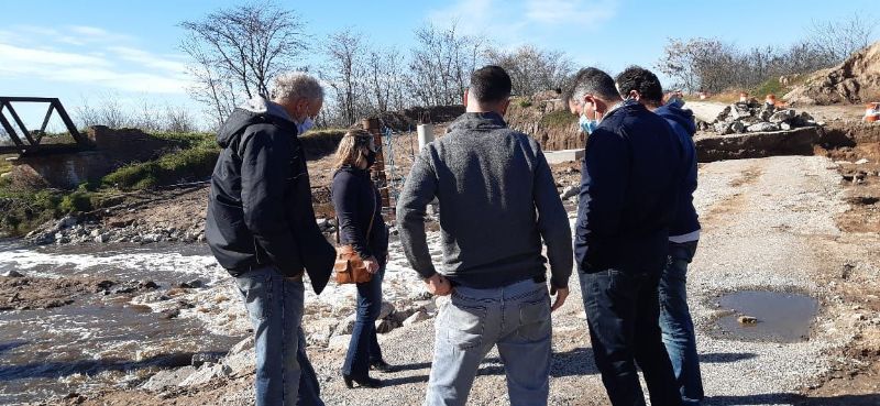 JxC: concejales de Mercedes y Luján unidos en el reclamo del puente de Goldney - Olivera